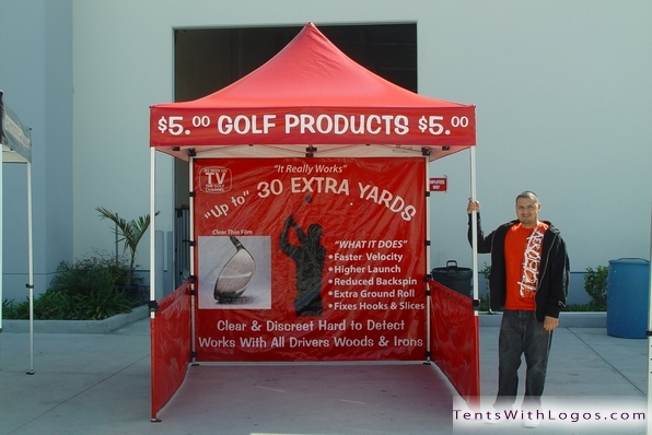 10 x 10 Pop Up Tent - Golf Products